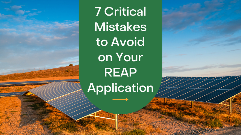REAP Grant Application Tips
